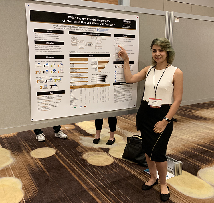 mati at a poster session