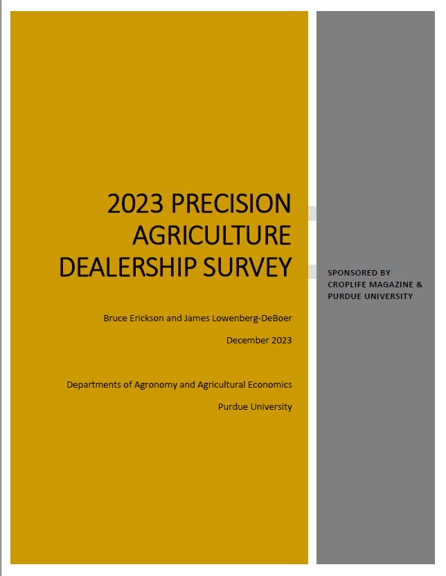 cover page 2023 precision Agriculture Dealership Survey