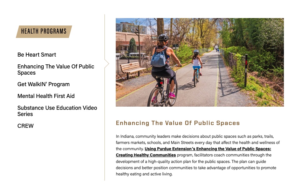 Highlight feature block, a mother and daughter riding a bike