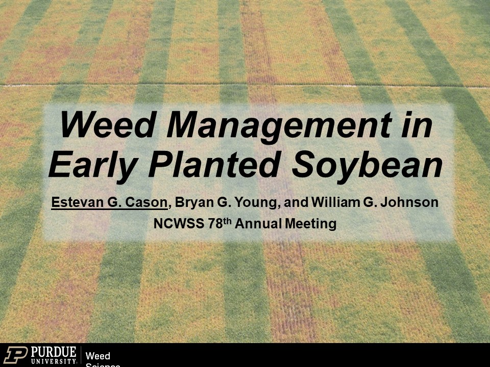 Weed Management in Early Planted Soybean (without animations)