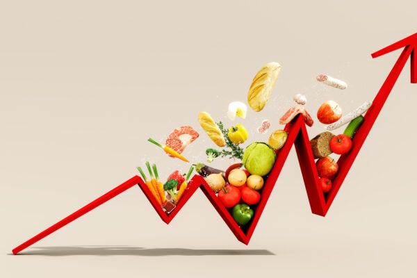 Rising food prices illustration
