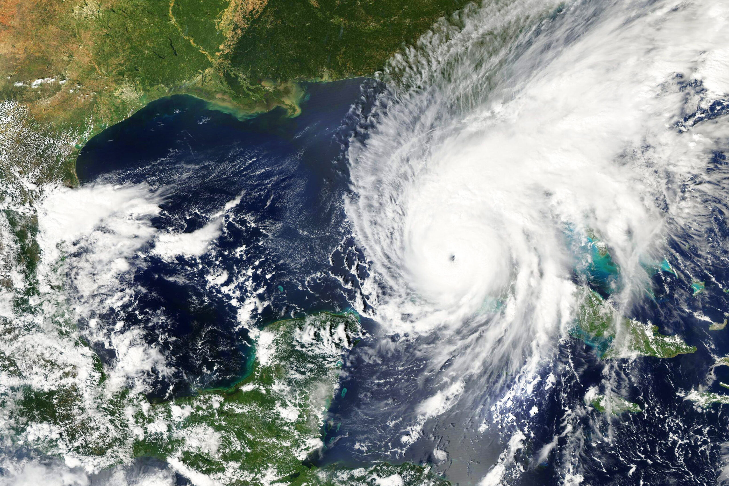 Hurricane Ian heading towards the coast of Florida in September 2022