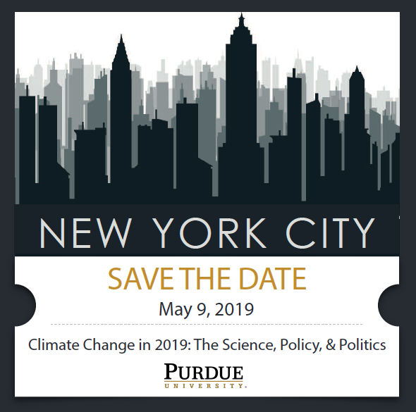 Climate Change In 2019 The Science Policy And Politics Purdue