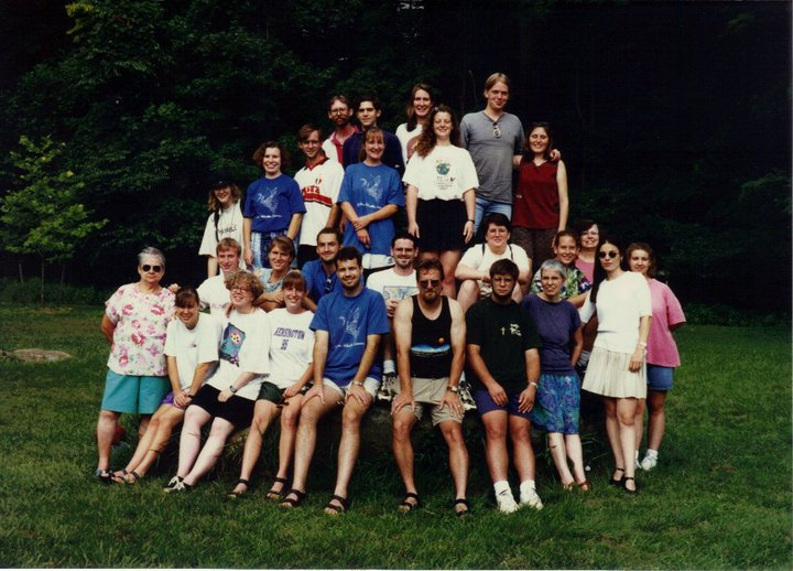 Carla's Brethren Volunteer Service orientation in 1996.
