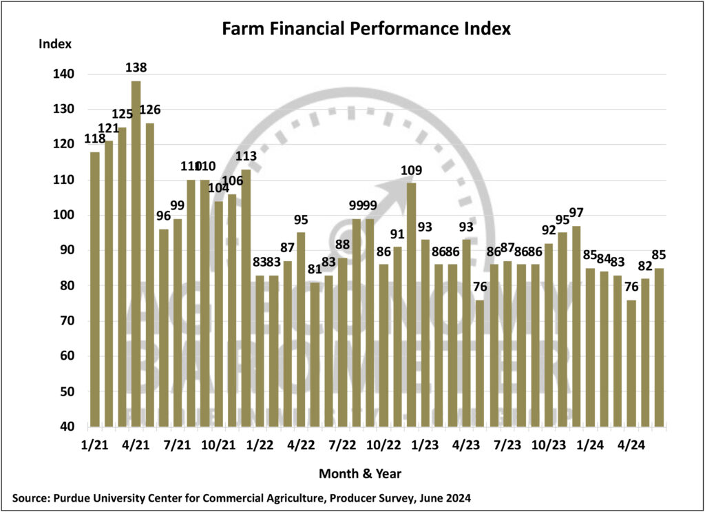 Figure 4. Farm Financial Performance Index, January 2021-June 2024.