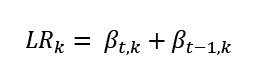 long run effects of each regulation using the following equation