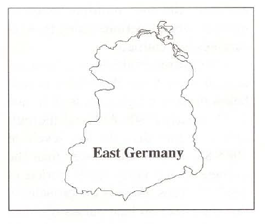 Map 1. East Germany