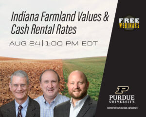 Indiana Farmland Values & Cash Rental Rates: 2022 Update Webinar