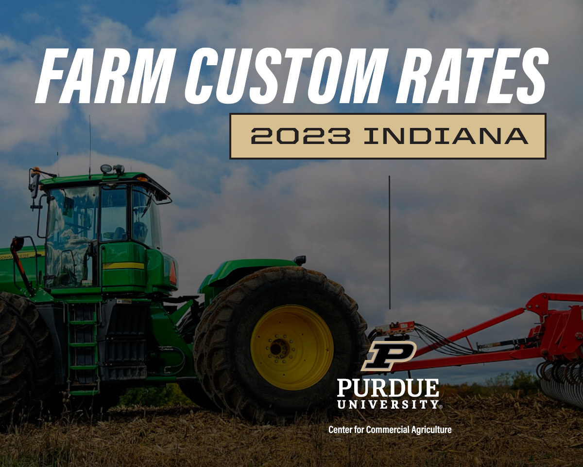 2023 Farm Custom Rates for Indiana