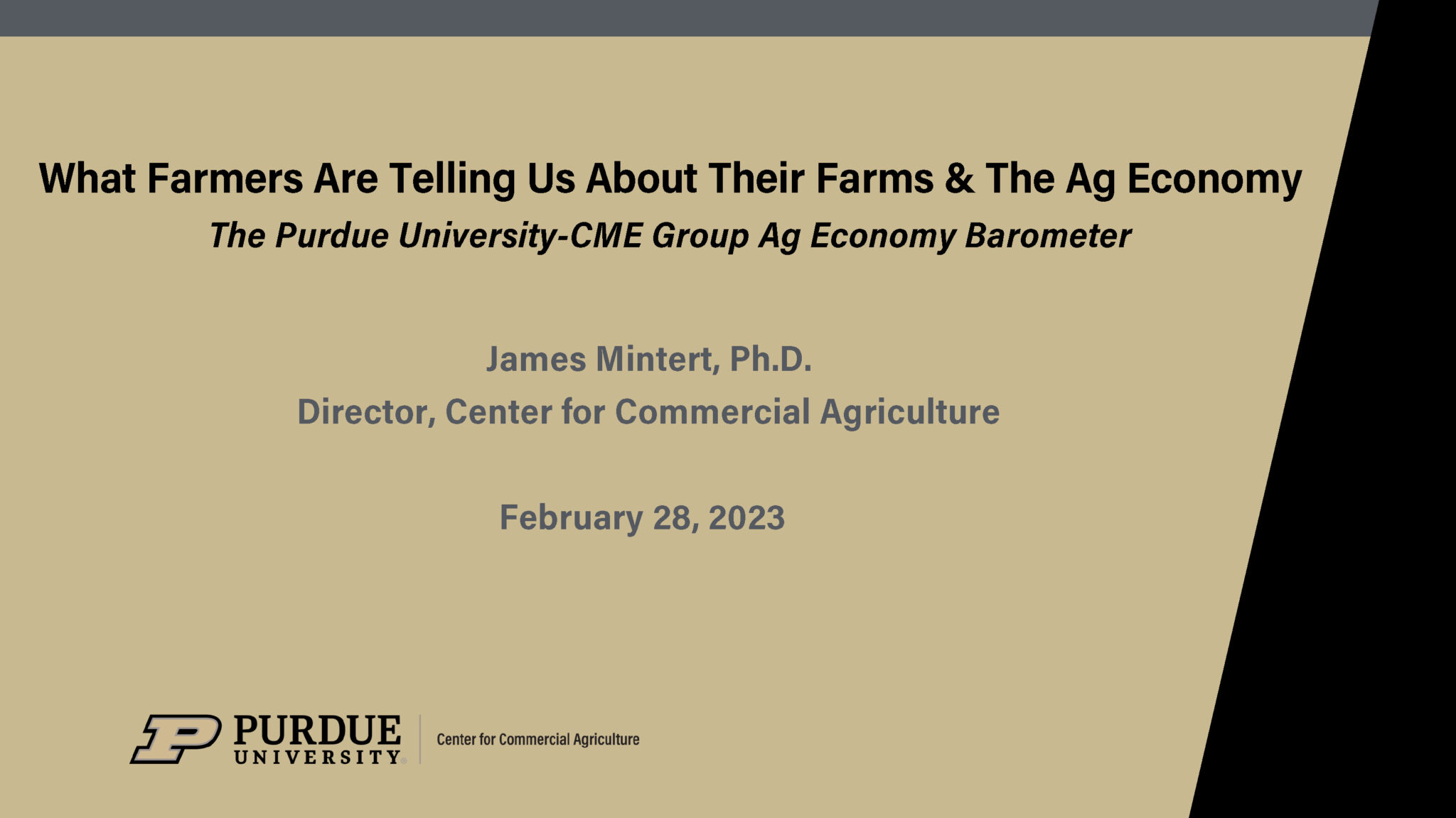 What Farmers Are Telling Us About Their Farms & The Ag Economy - Center ...