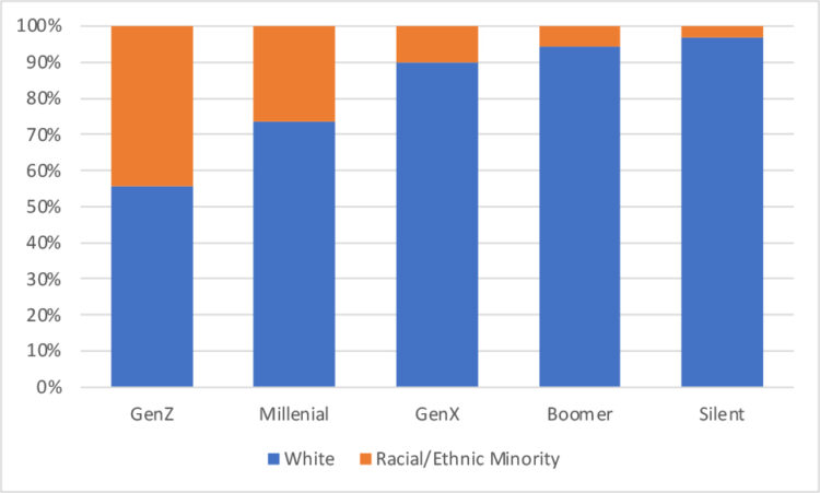 Figure 1. Diversity by generation Source: Bednarikova et al. (2022). NCR-Stat: Baseline Survey