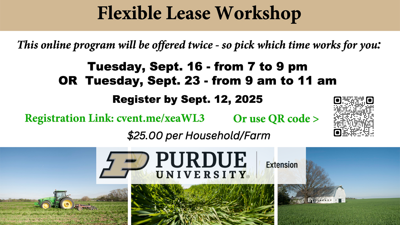 Flexible Lease Workshop flyer for two virtual workshops delivered on Zoom in September 2025.
