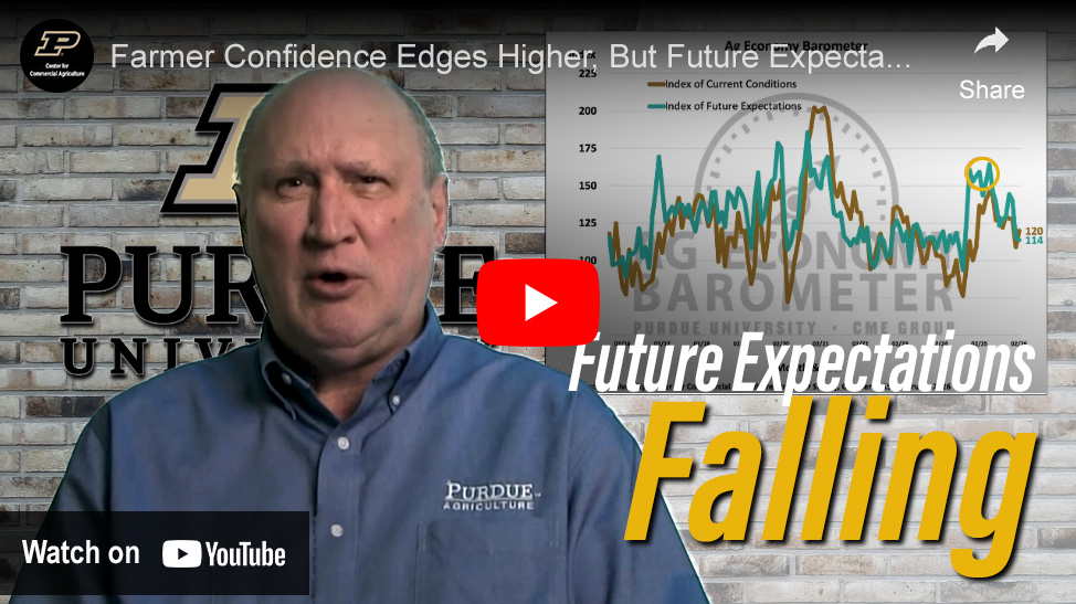 Michael Langemeier in a Purdue Commercial AgBrief clip - short video series from the Purdue Center for Commercial Agriculture.