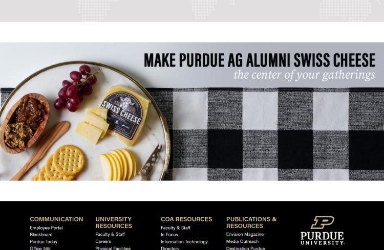 screencapture of full width image for alumni cheese