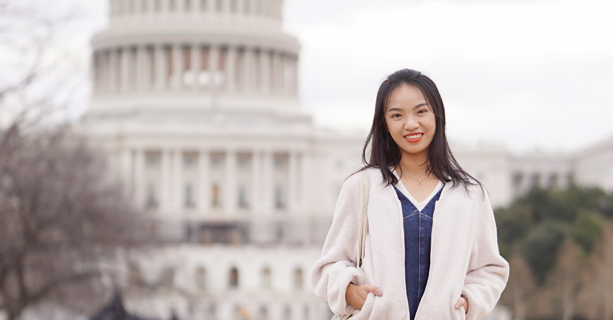 Fei Qin in Washington DC