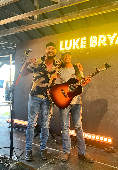 jackson with Luke Bryan