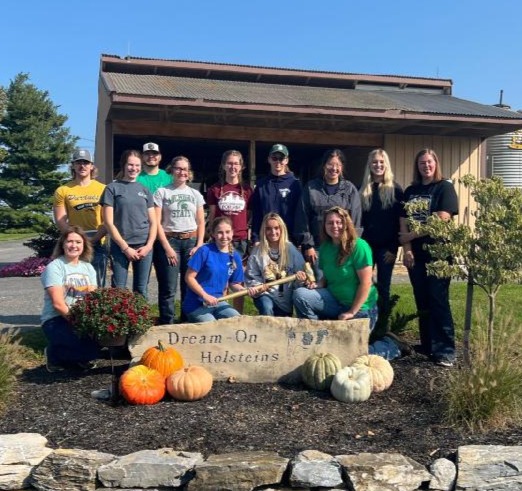 team at farm