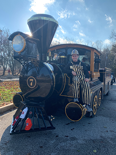 jarrett in front of boilermaker special