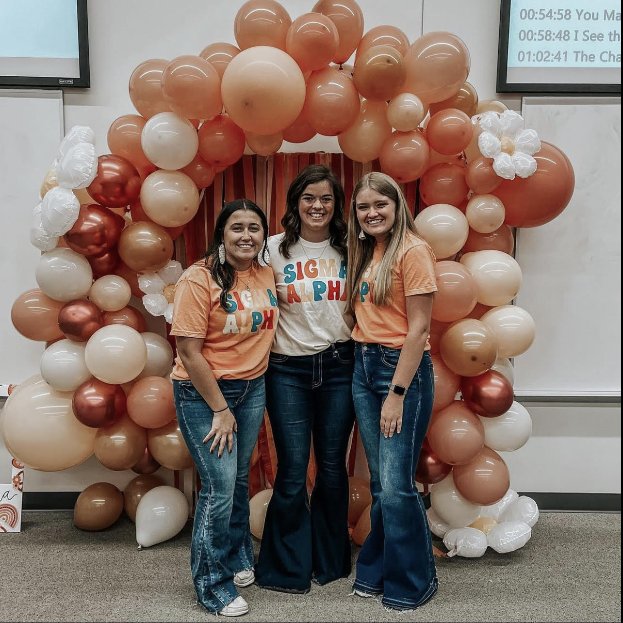 Alexandra with Sigma Alpha group