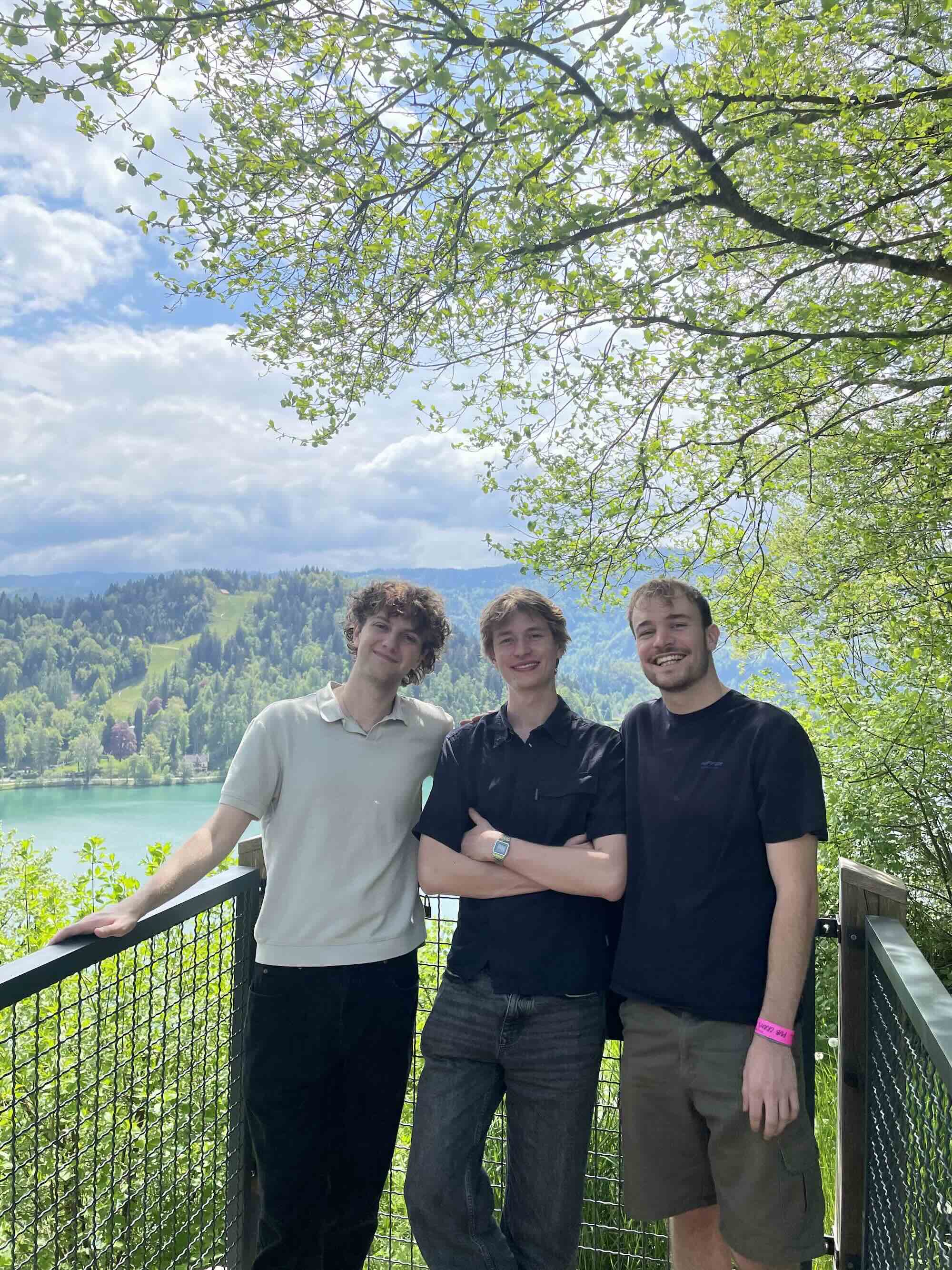 Nicholas studying abroad