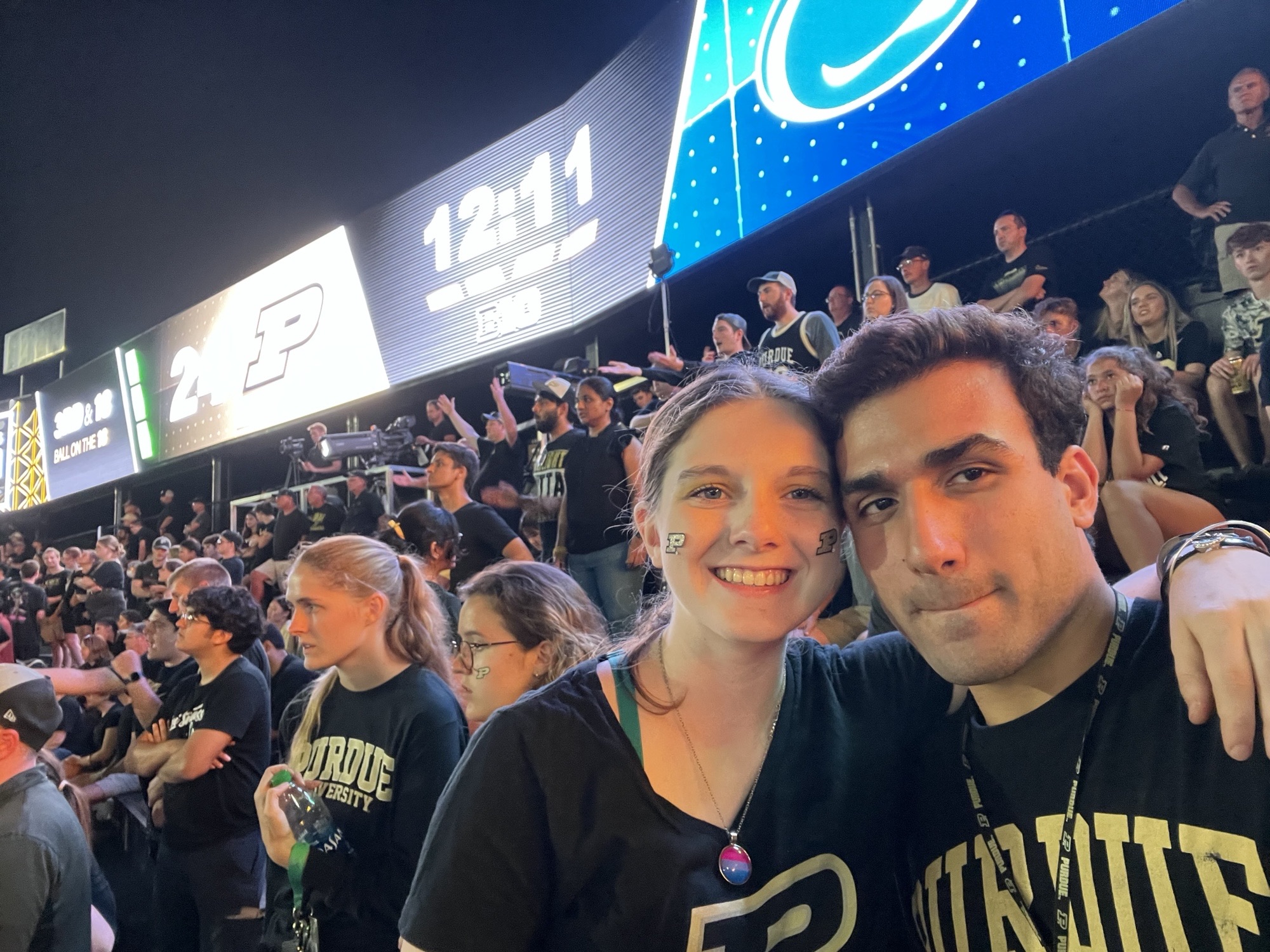 Slotnick at Purdue game