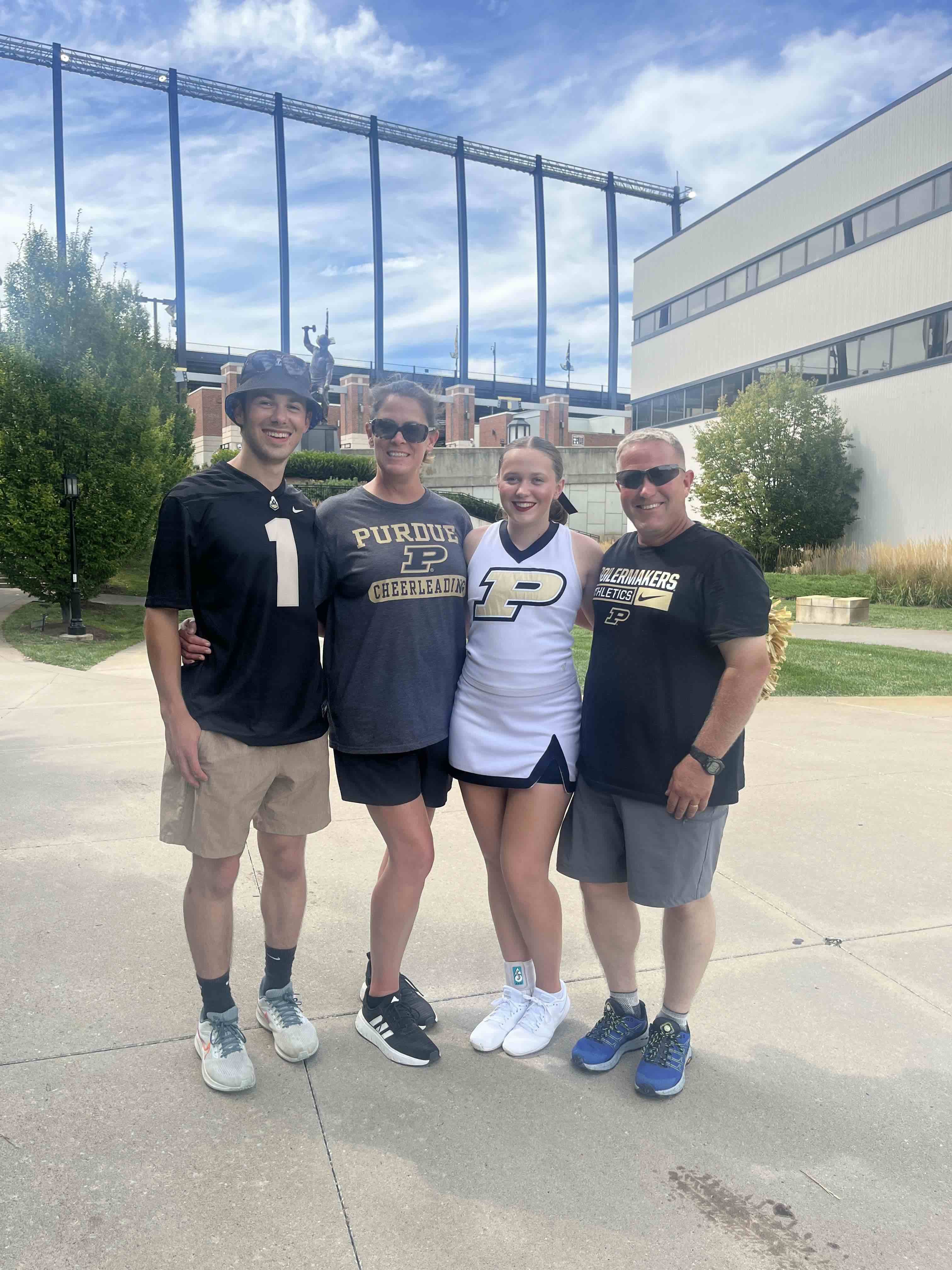 Zach Spangler with family