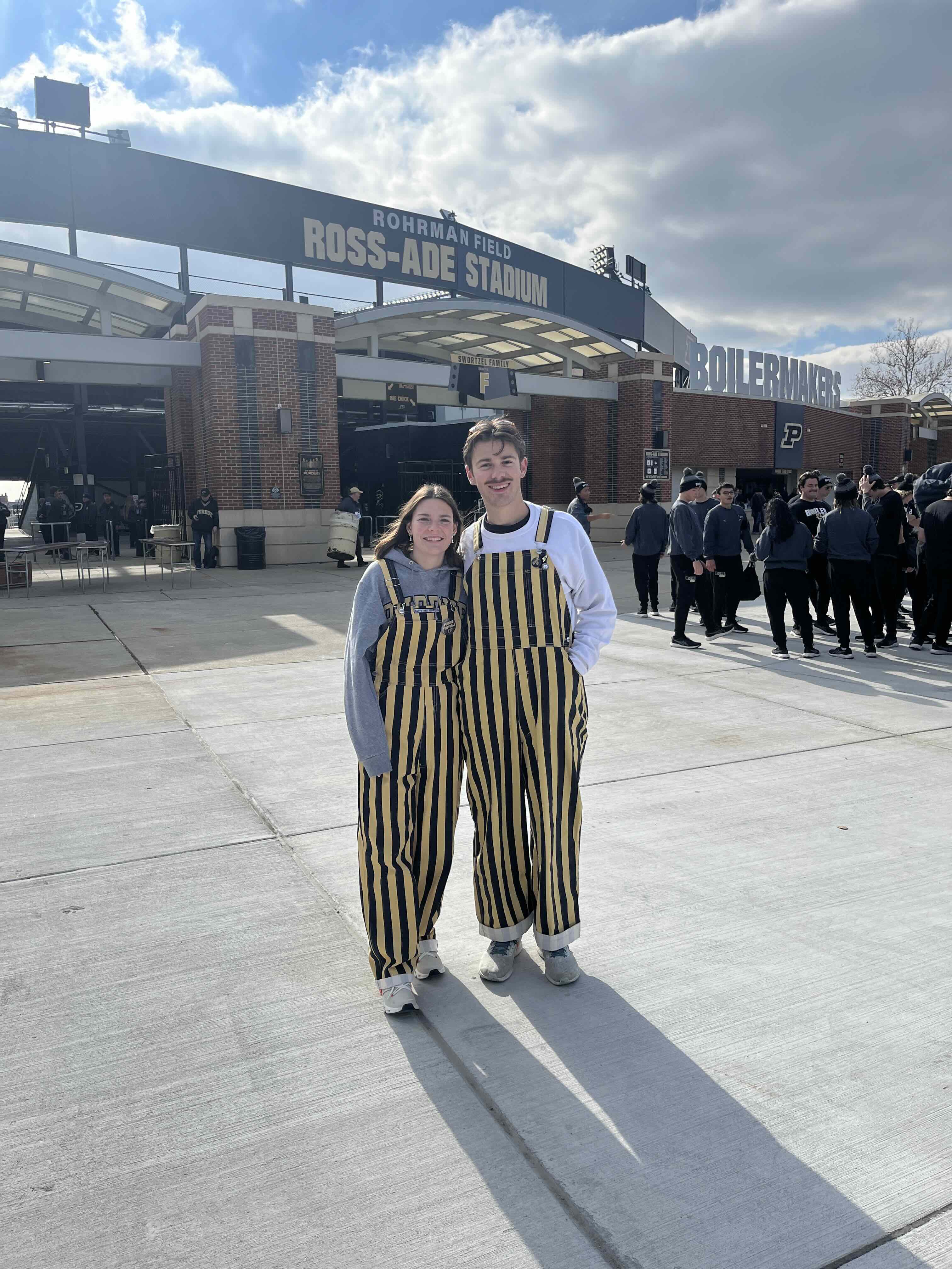 Zach Spangler with friend