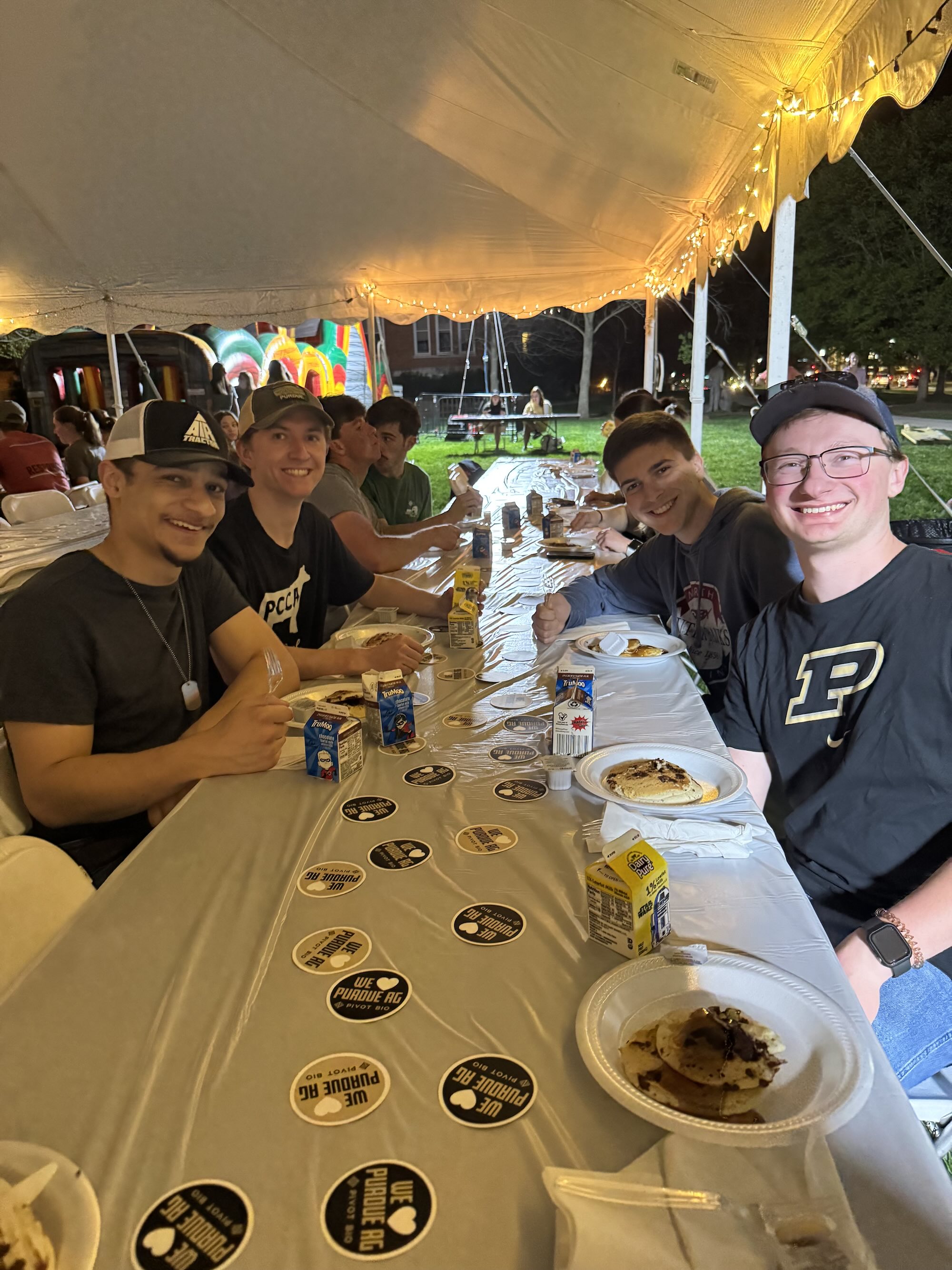 Voll at pancake breakfast