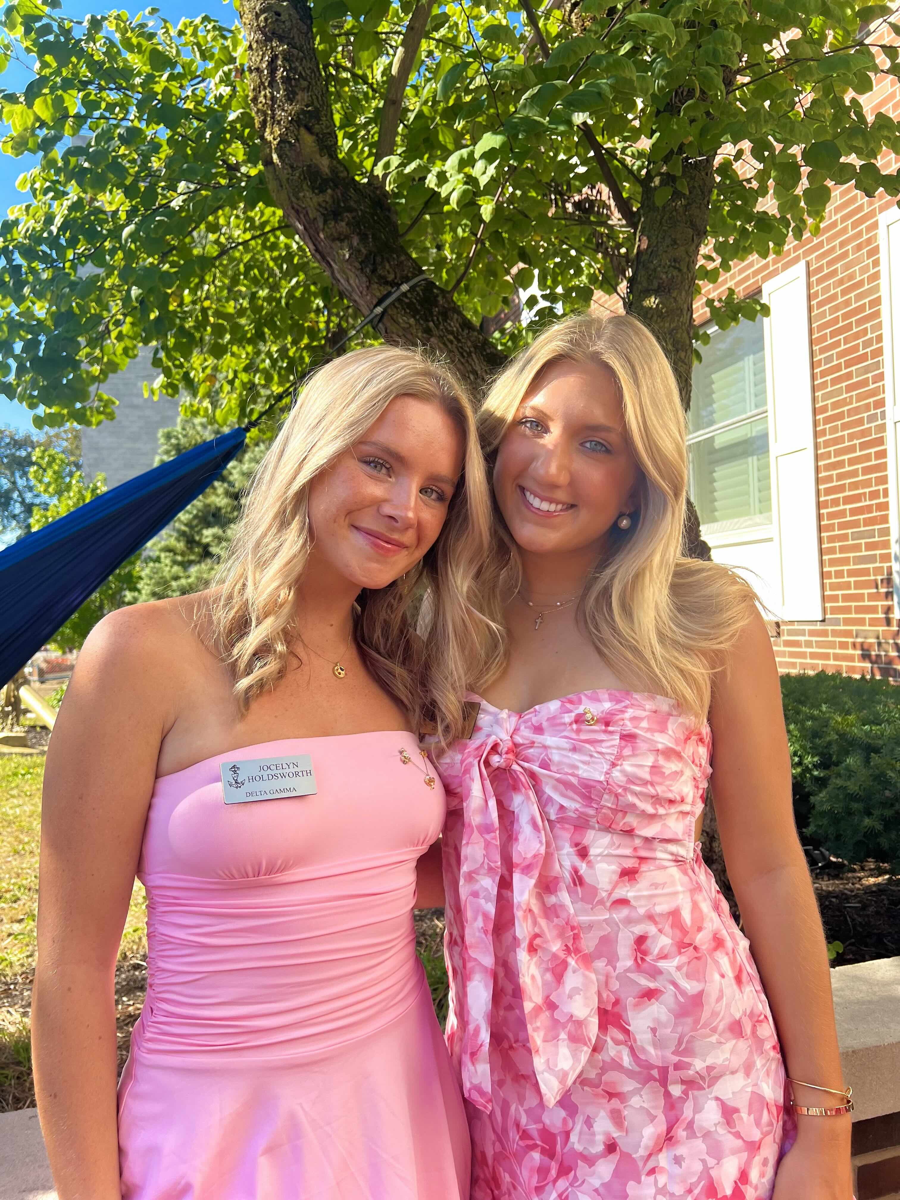 Williams with friend on DG recruitment day