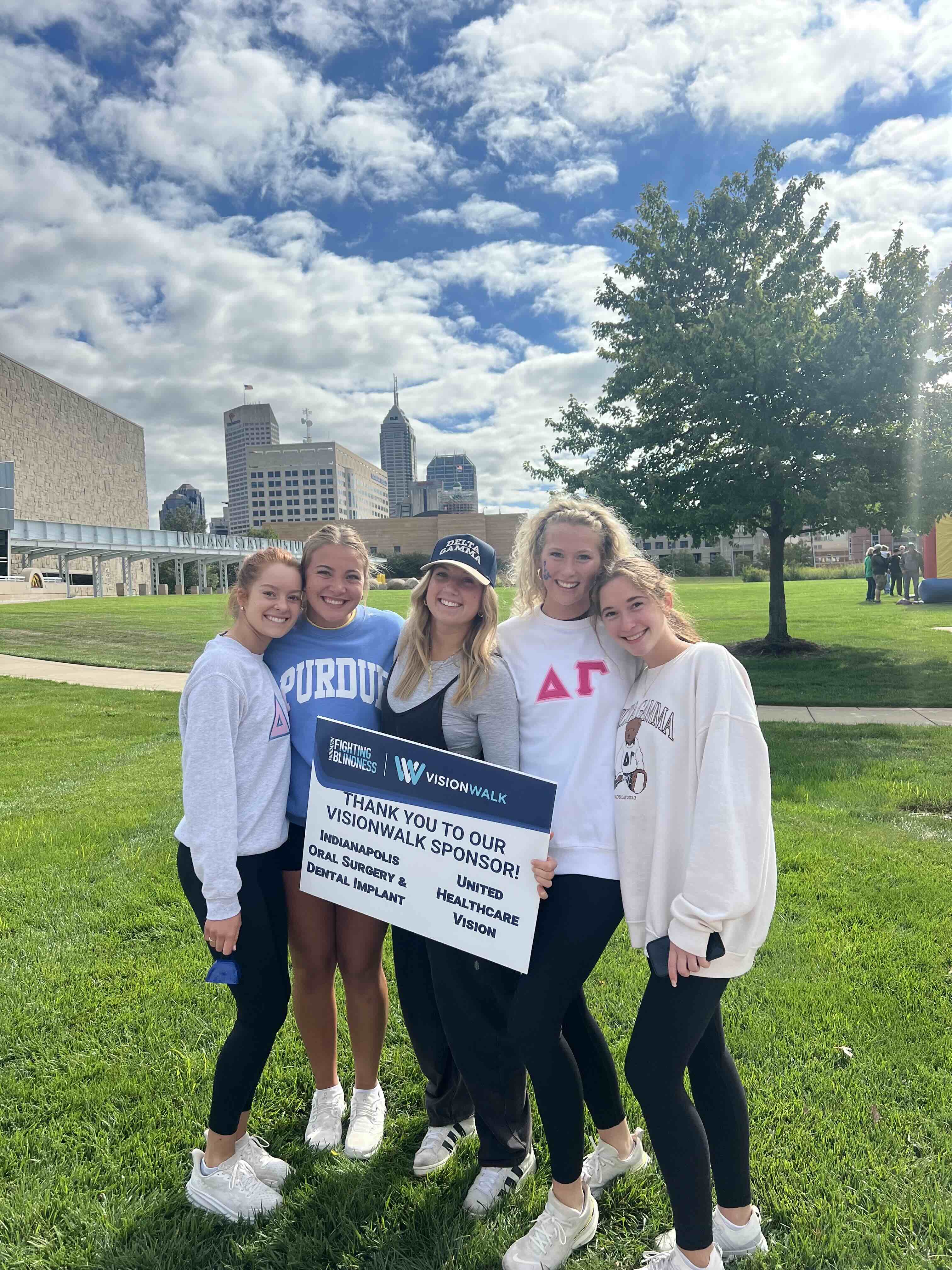 Williams volunteering with DG