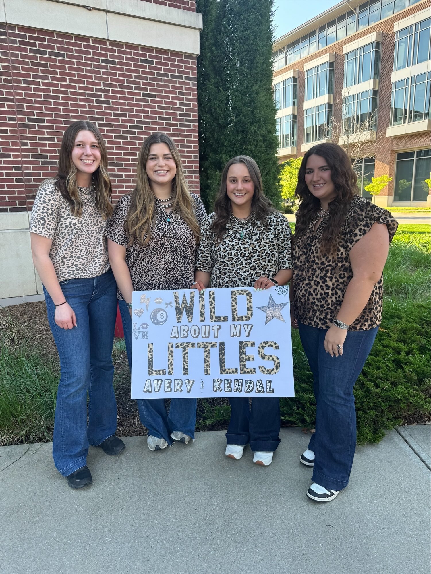 Markley with sorority littles