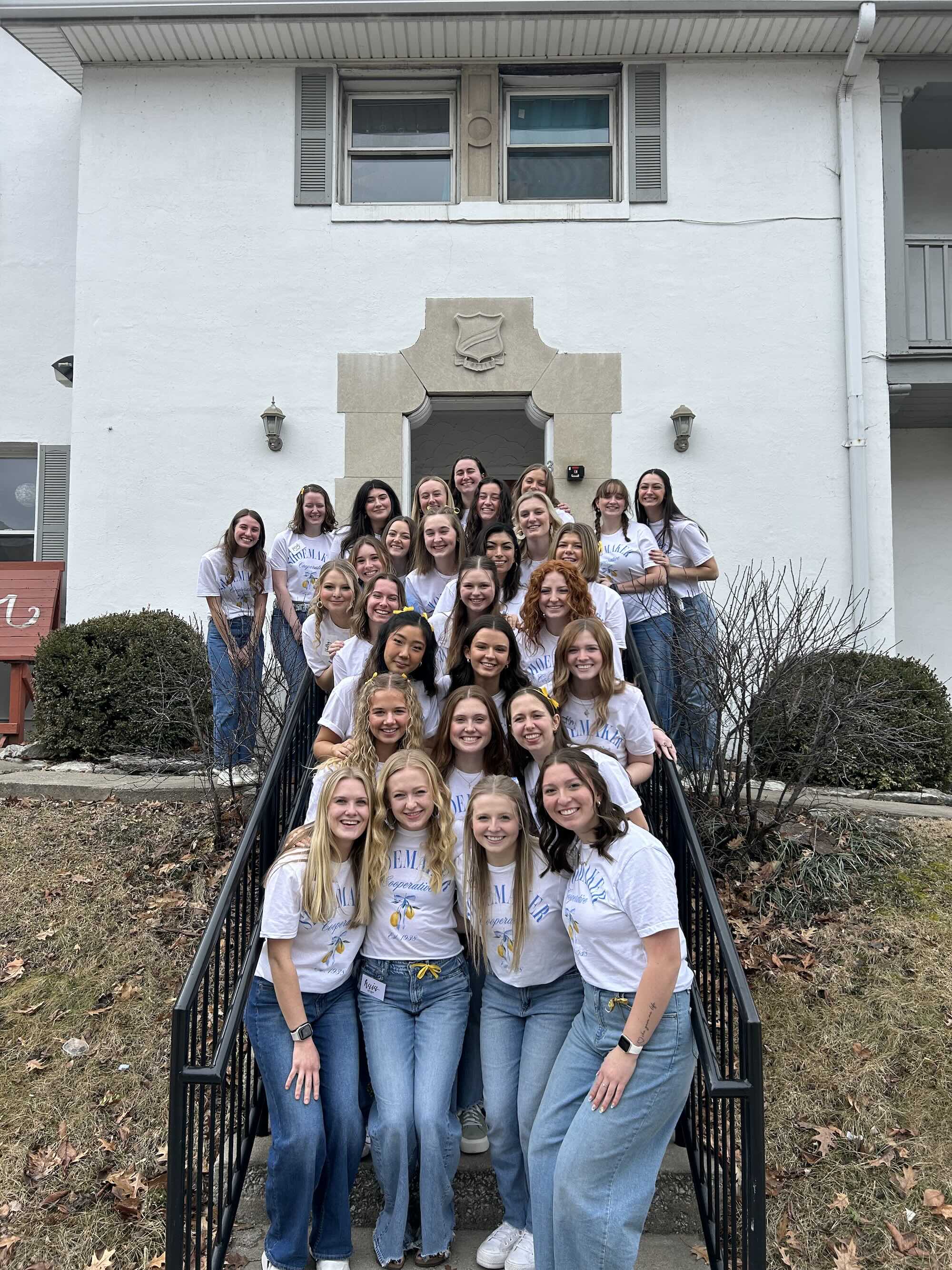 McGinnis with co-op housemates
