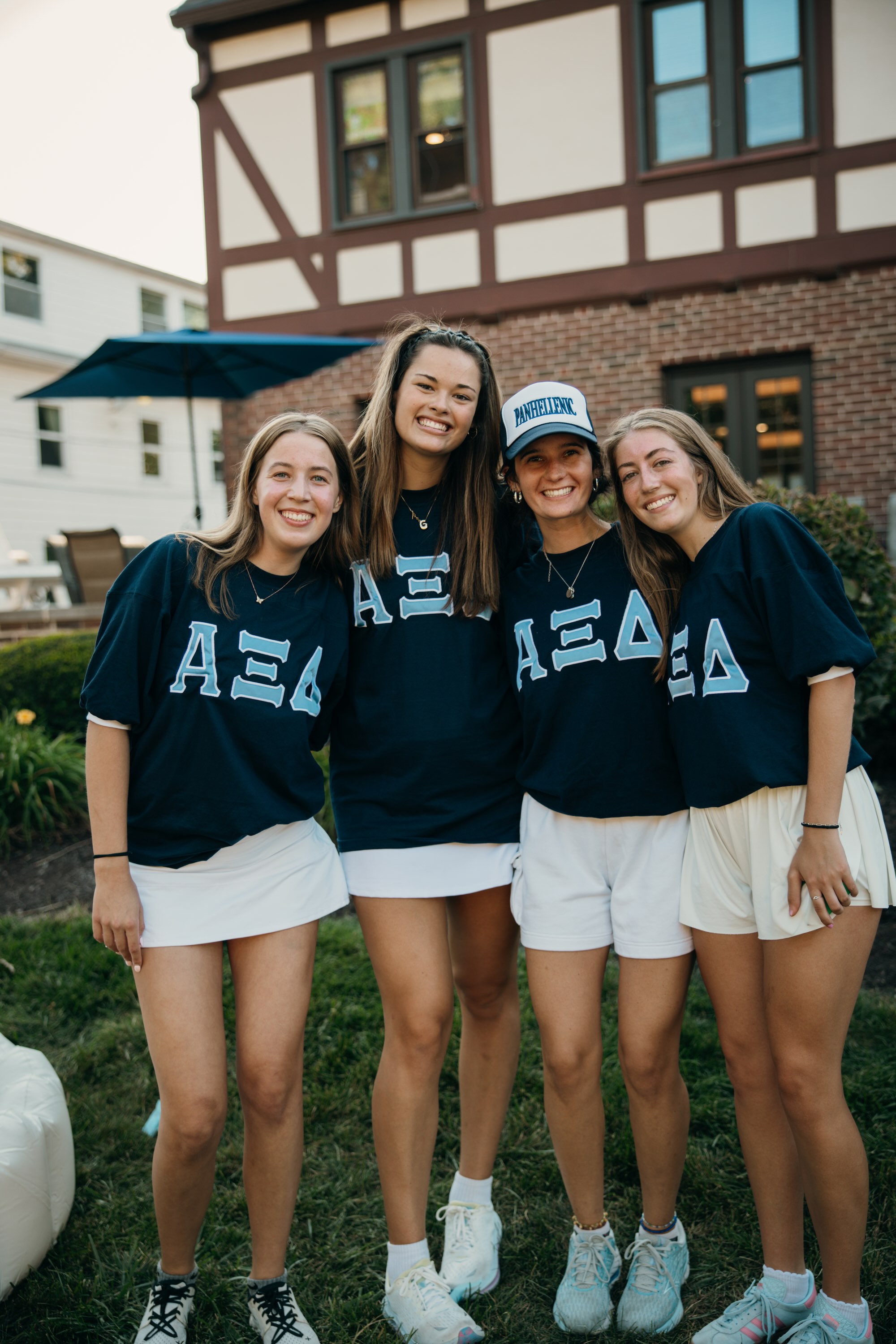 Sheward with sorority sisters