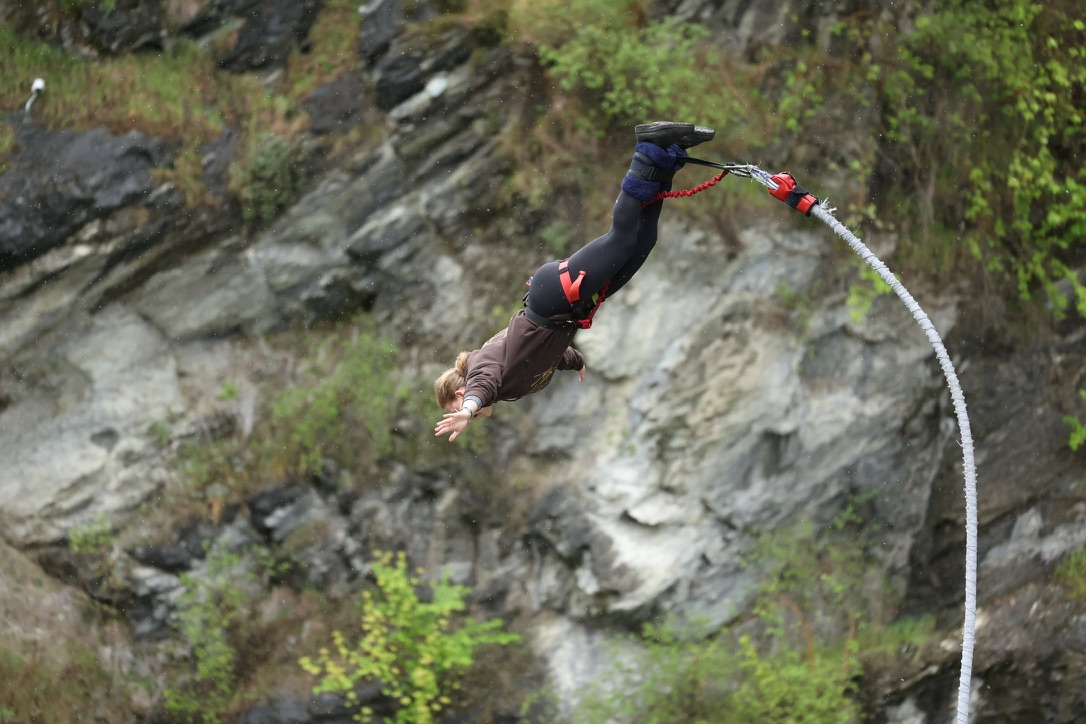 Abigail bungee jumping