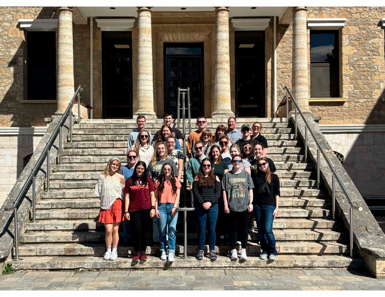 Greece study abroad group