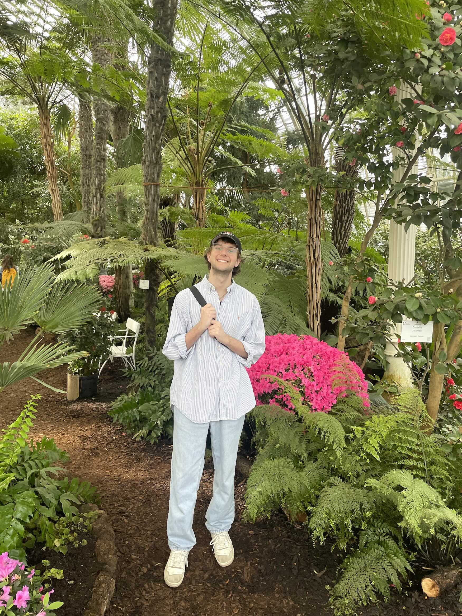 Neuman in front of scenery