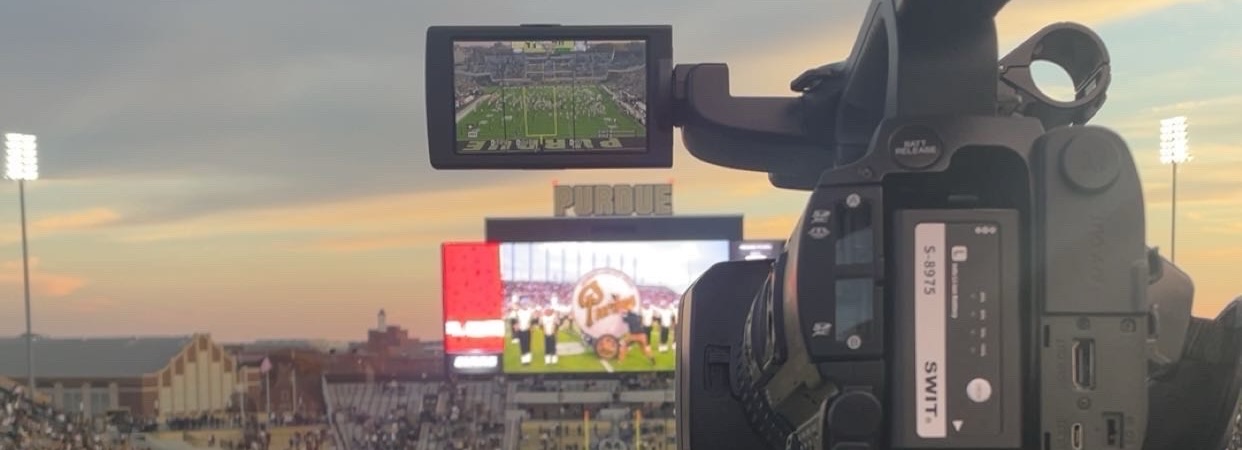 Camera recording a home game