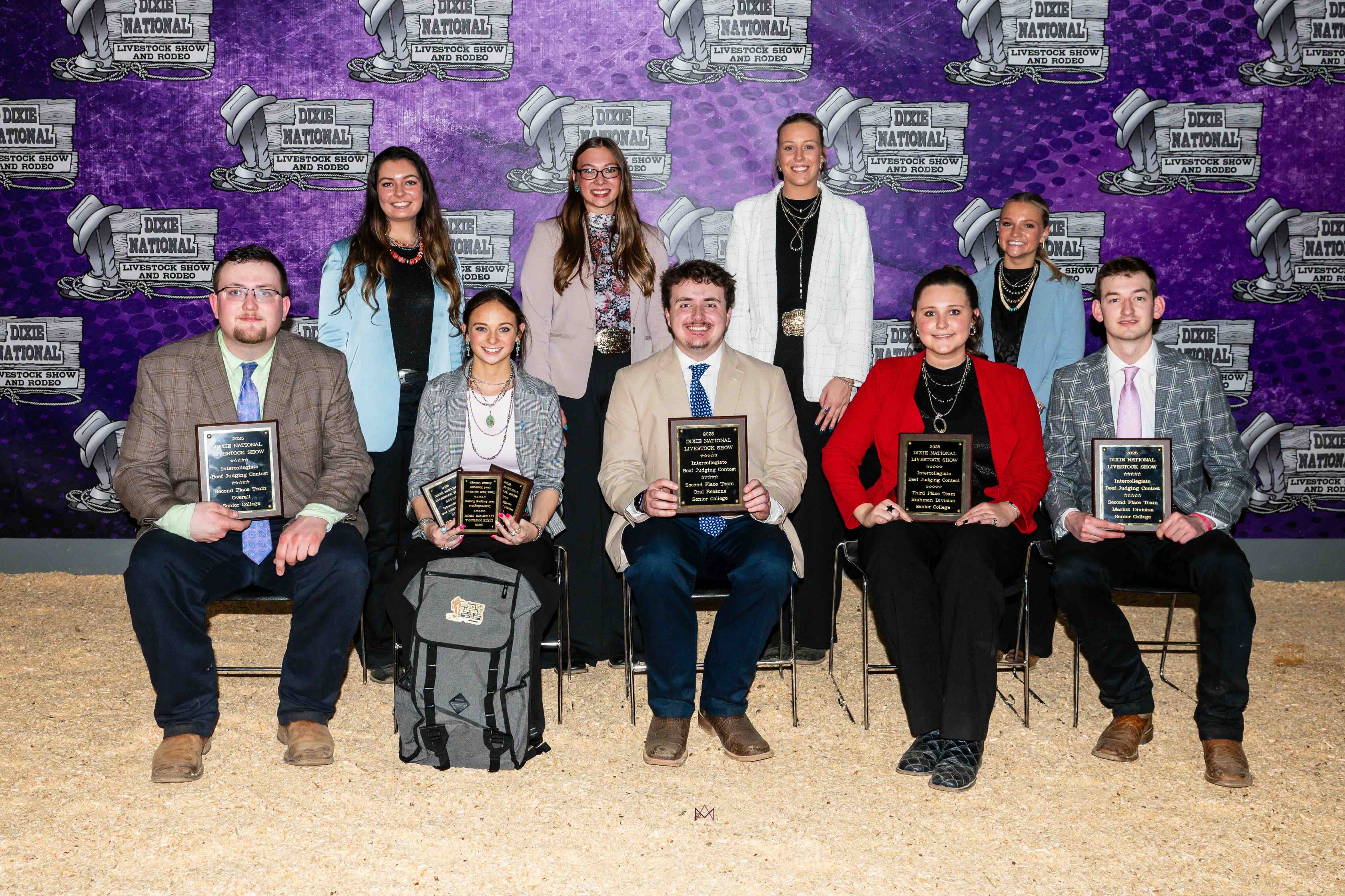 Livestock judging team at Dixie National