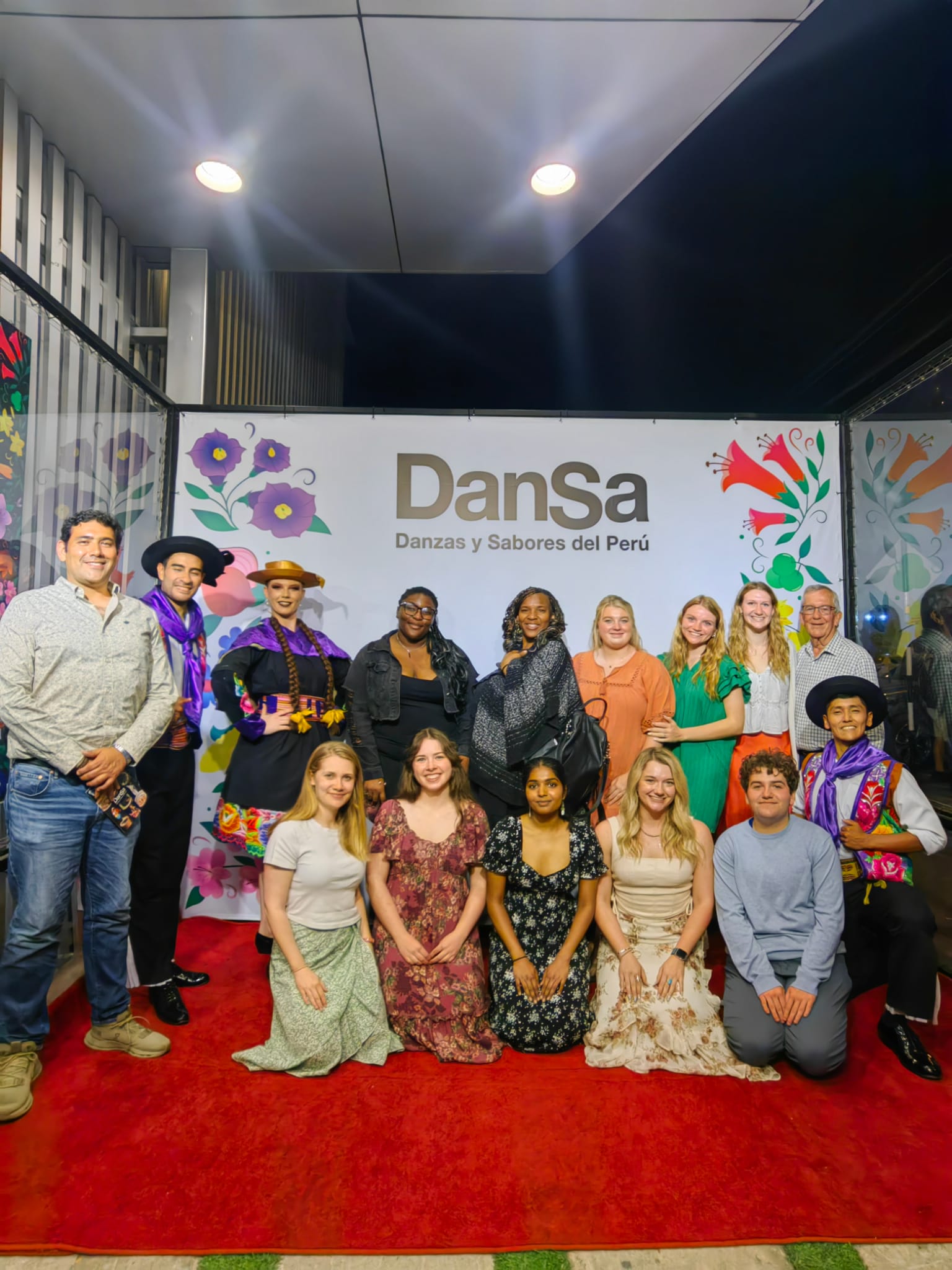 Group at Danzas y Sabores del Peru