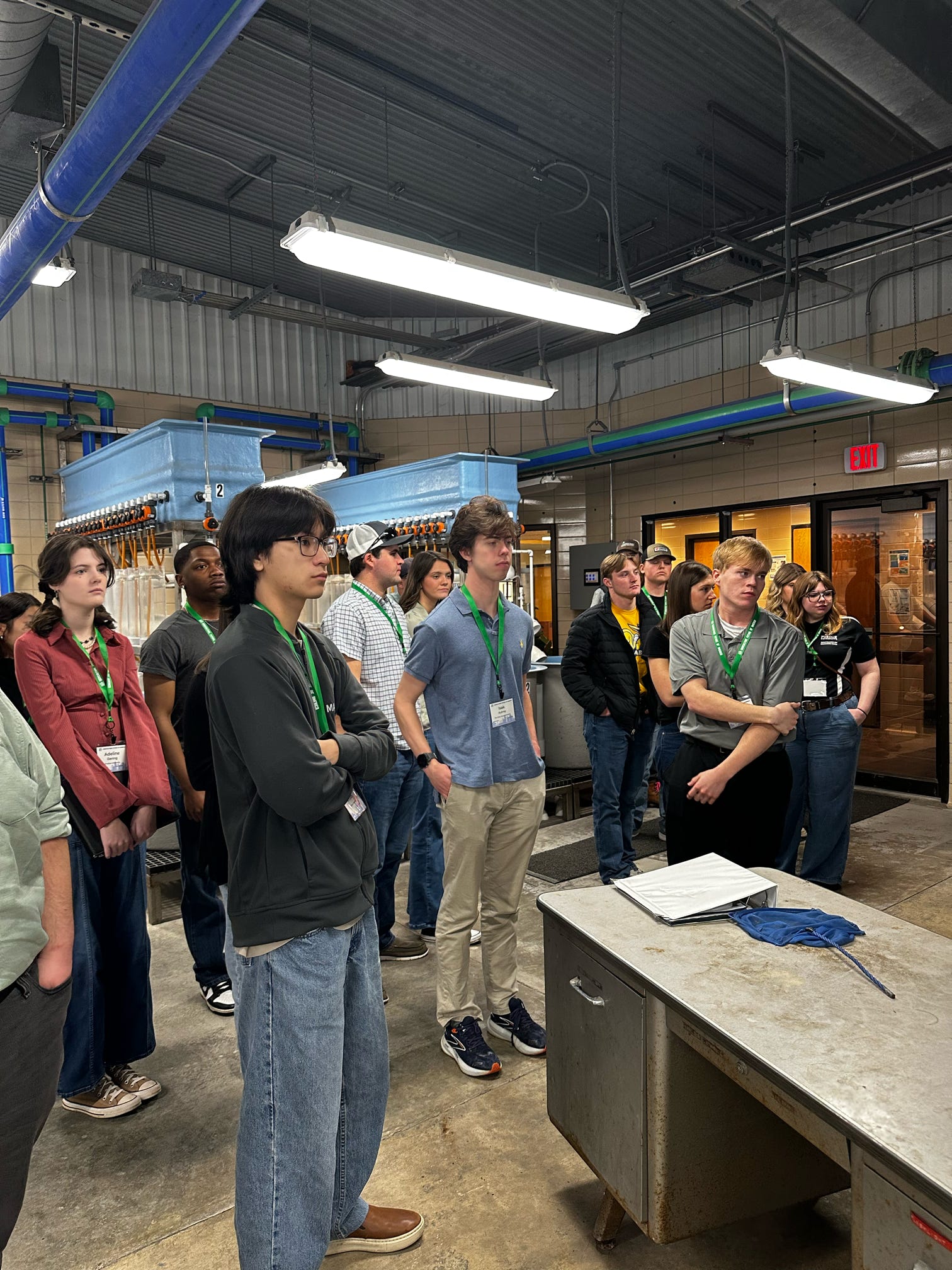 Group of students learning at AFA Sustainability workshop