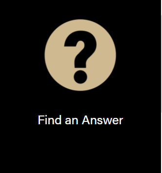 Question mark sign with Find and Answer caption 