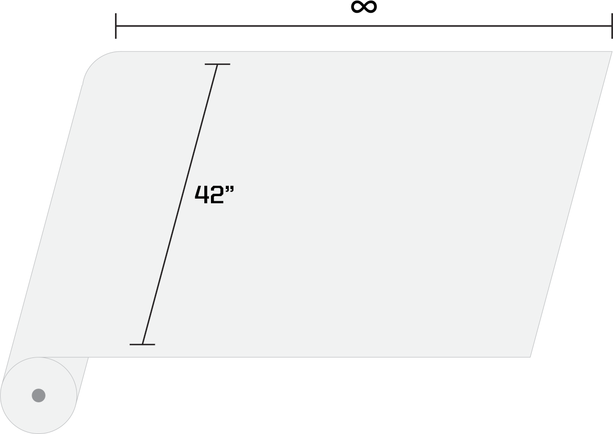 poster printer roll size example
