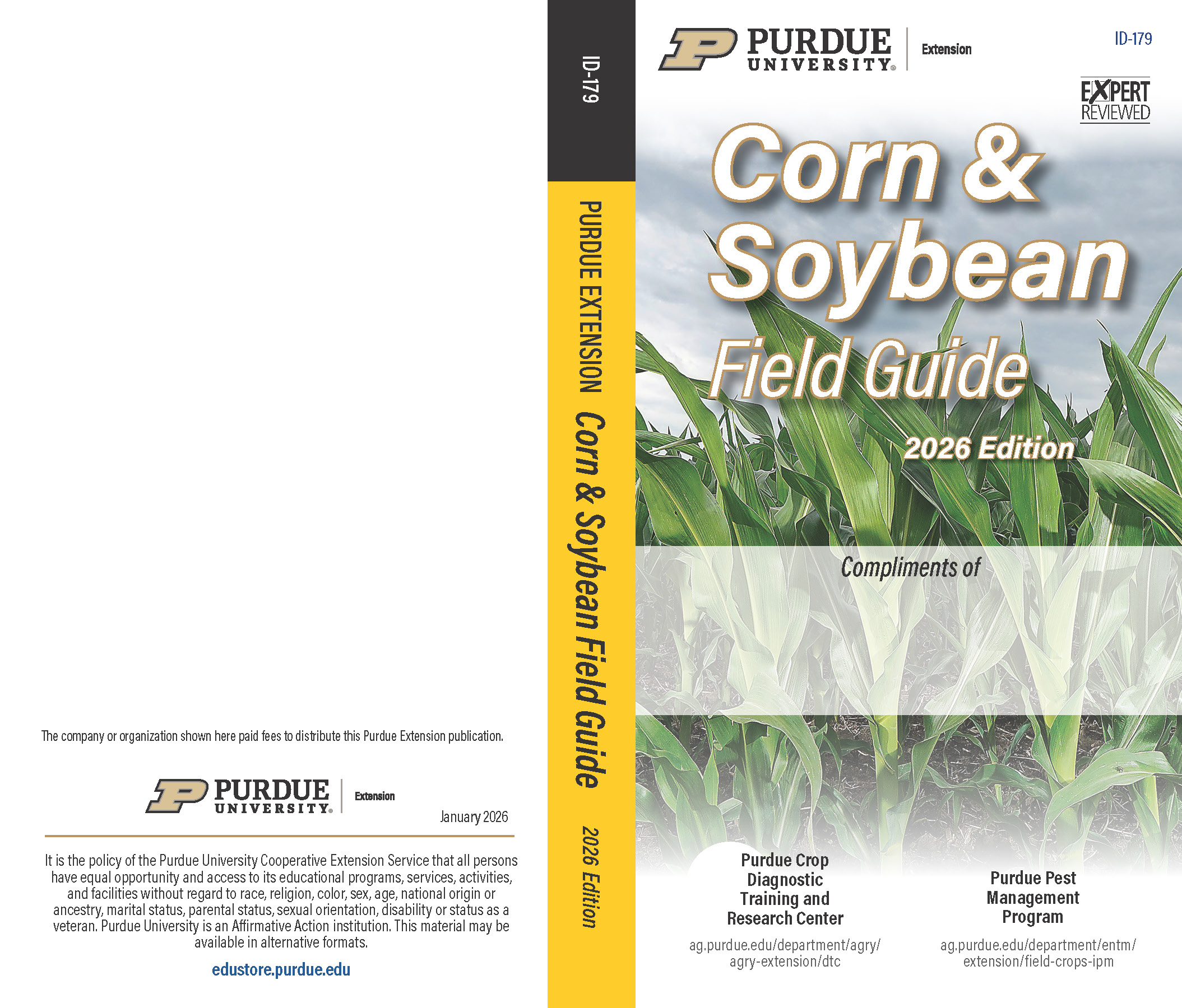 Corn &amp; Soybean Field Guide Custom Cover Example