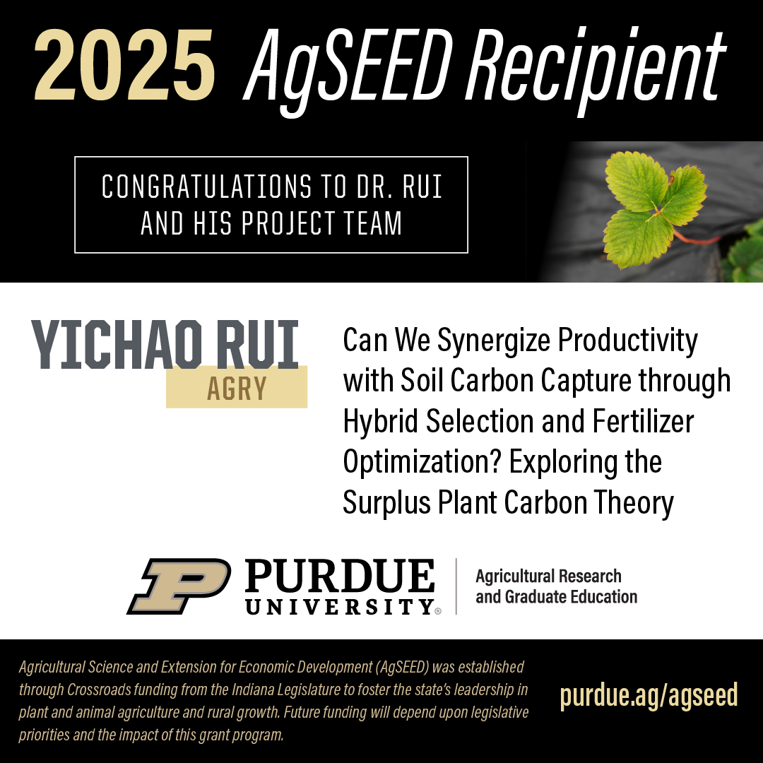 Yichao Rui AgSeed Award 2025