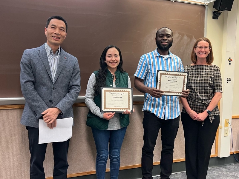 Kwame Ampong & Ana Morales Ona - Agronomy Grad Awards 2025