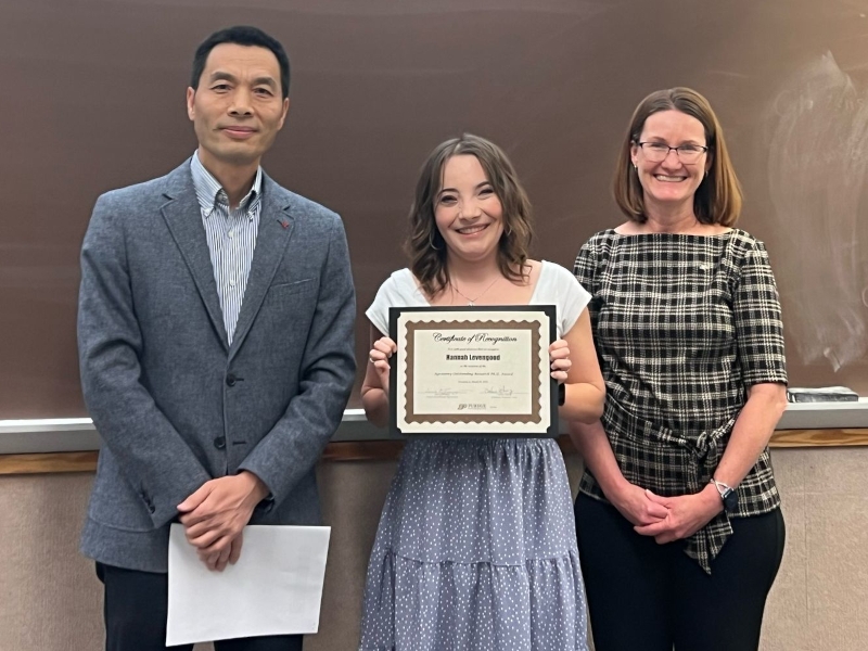 Hannah Levengood - Agronomy Grad Awards 2025