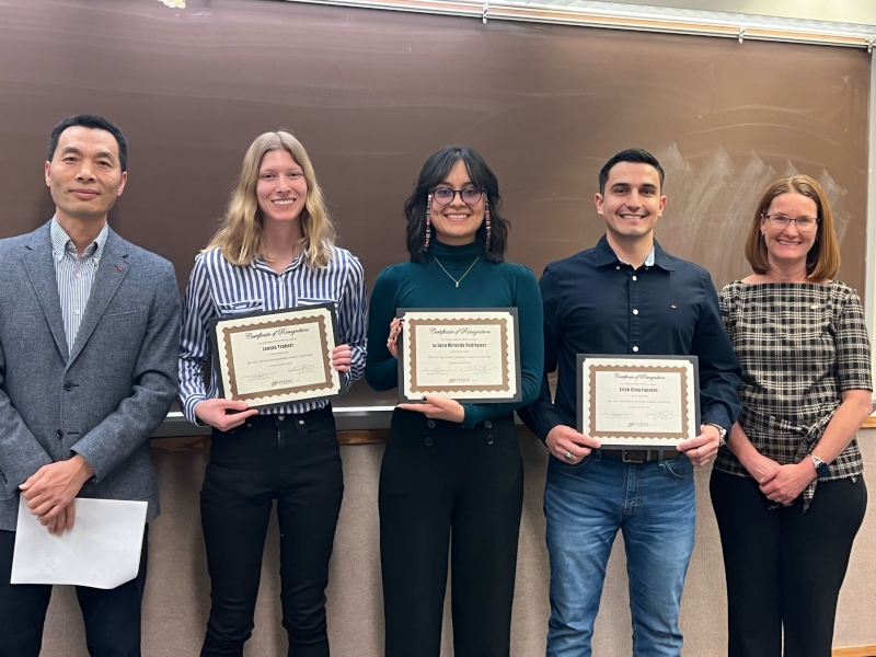 Erick Oliva, Juliana Miranda Rodriguez, &amp; Leonie Trabert - Agronomy Grad Awards 2025
