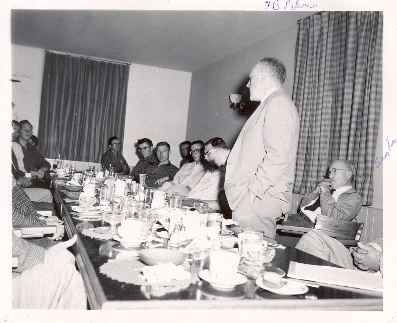 candid photo of J.B. Peterson