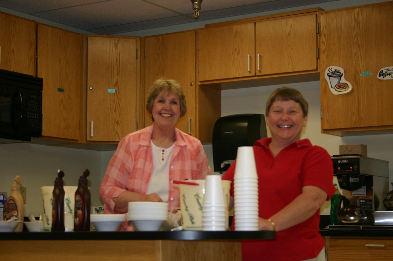 candid photo of Sandy Spitznagle