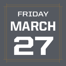 Friday, March 27th